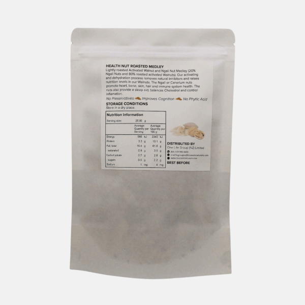 Ngali nut and activated walnut medley - protein-packed superfood snack mix