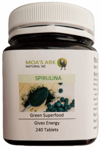 Spirulina Green Food Energy - 240 Tablets