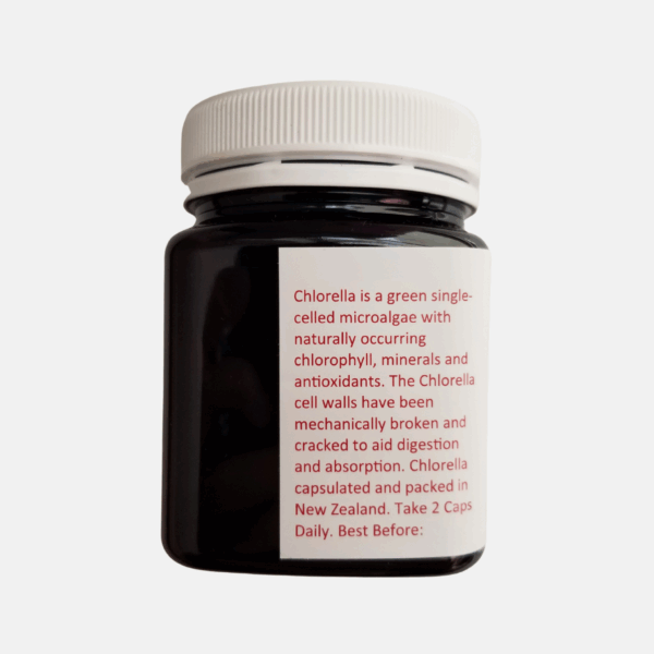 Premium cracked-cell chlorella capsules - best natural detox and energy supplement for health optimizers