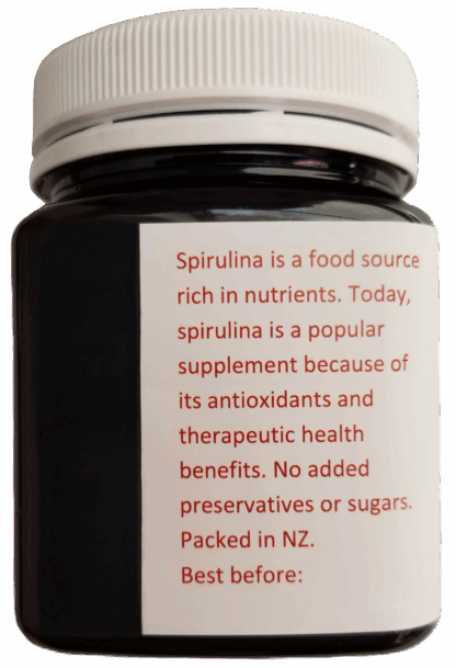 Spirulina Green Food Energy - 120 Veg Caps - Image 2
