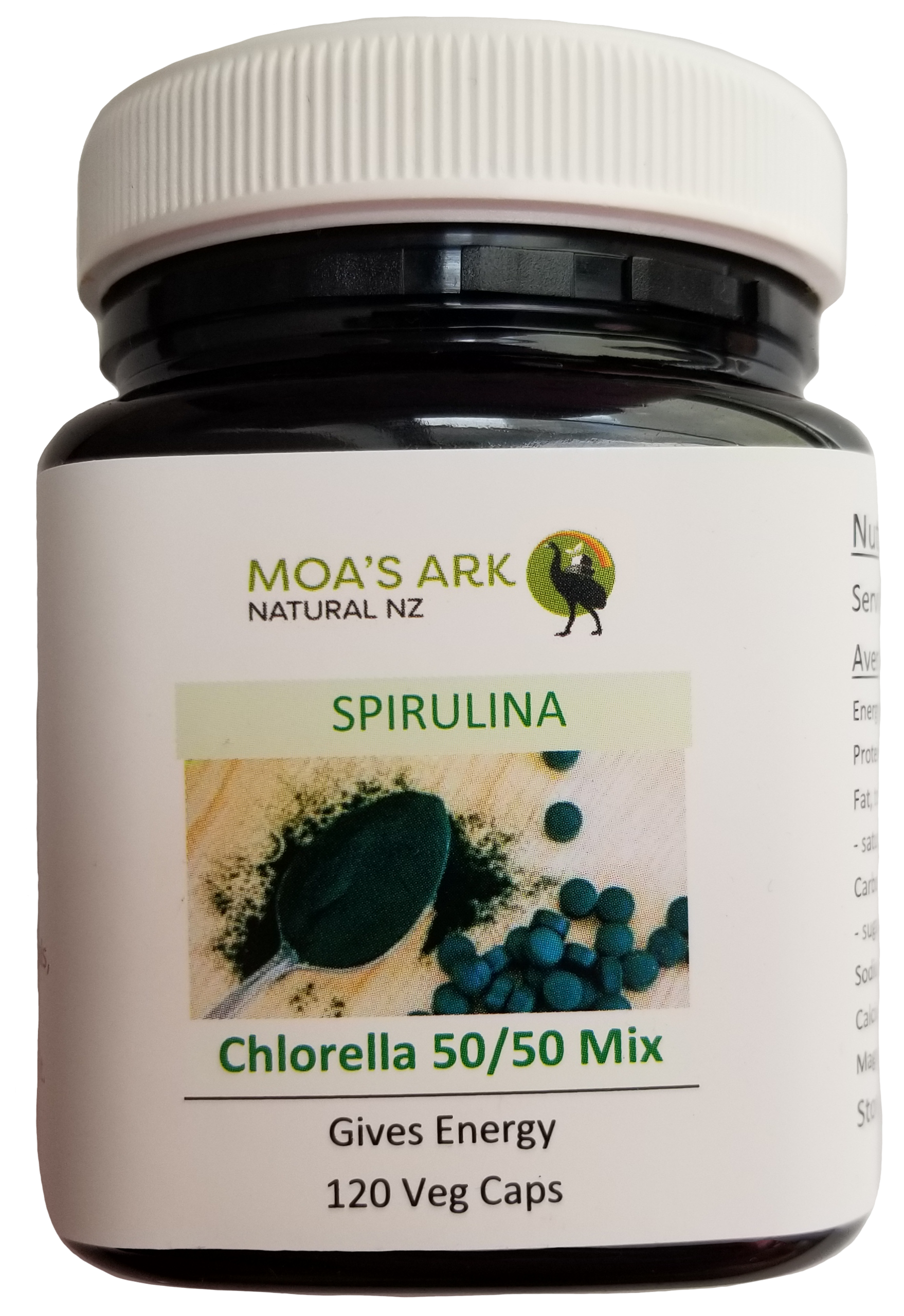 Spirulina Chlorella Mix - 120 Vegetarian Caps