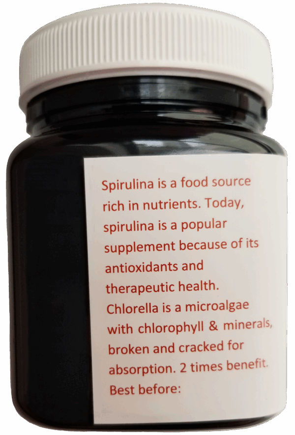Spirulina Chlorella Mix - 120 Vegetarian Caps - Image 2