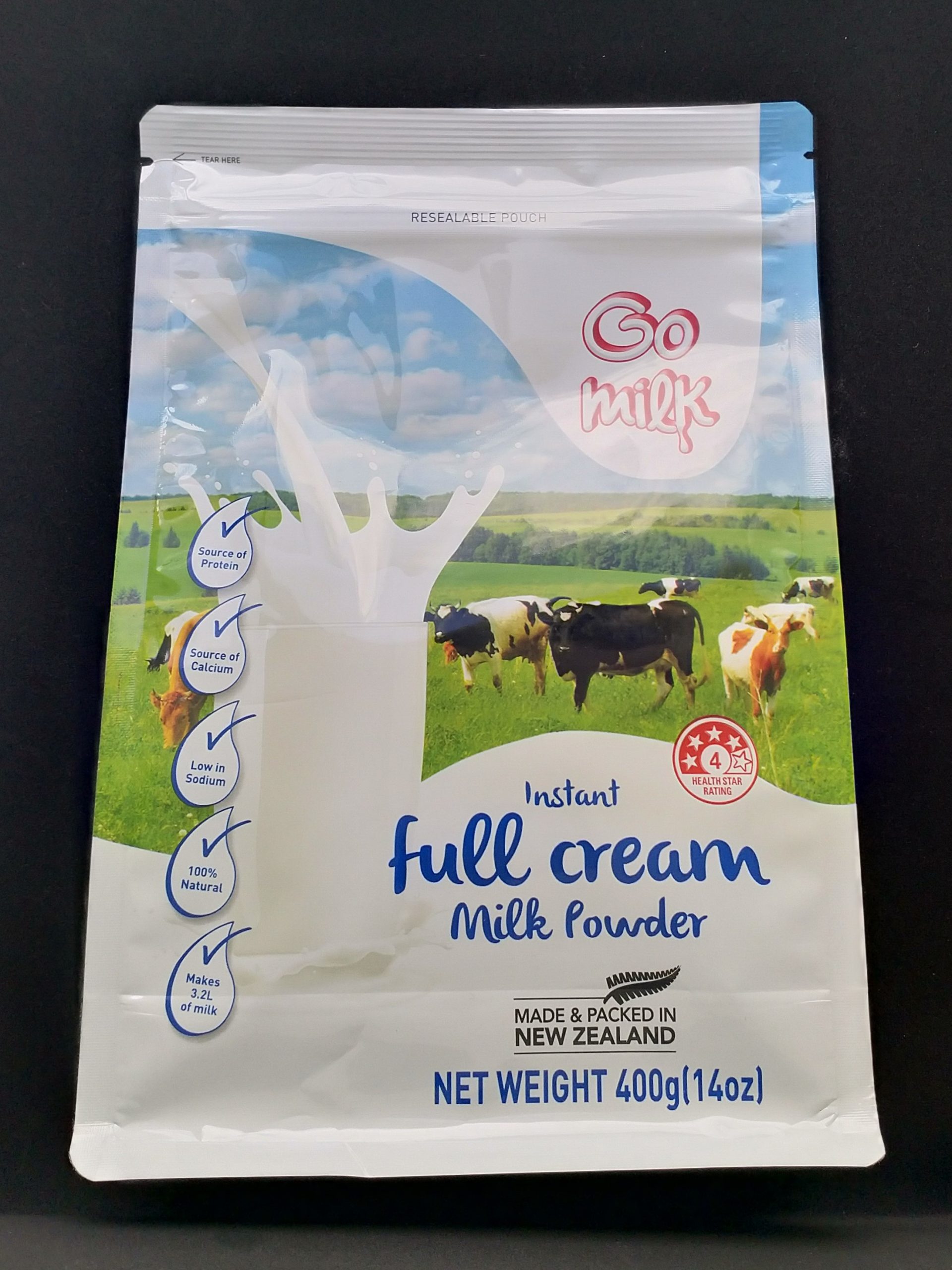 Milk Powder Full Cream Resealable 400g Makes 3 2 Litres Of Whole Milk 