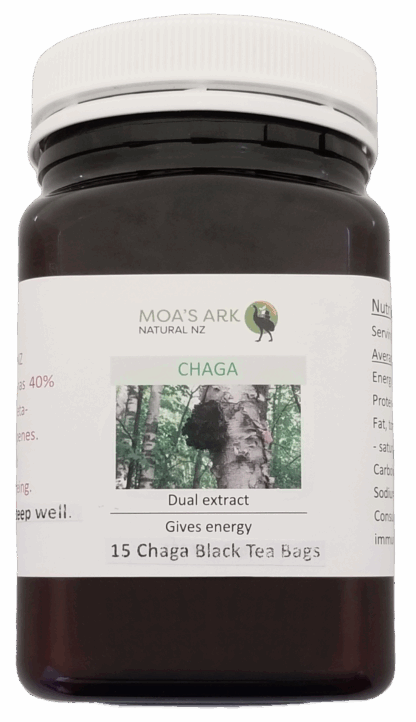 Chaga Tea blended with Black Tea and Vanilla Pod 15 Tea Bags
