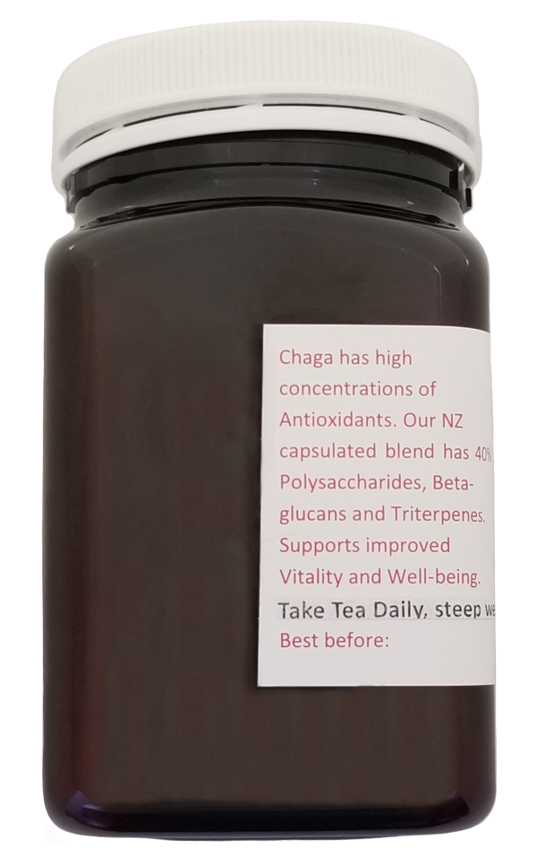 Chaga Tea blended with Black Tea and Vanilla Pod 15 Tea Bags - Image 3