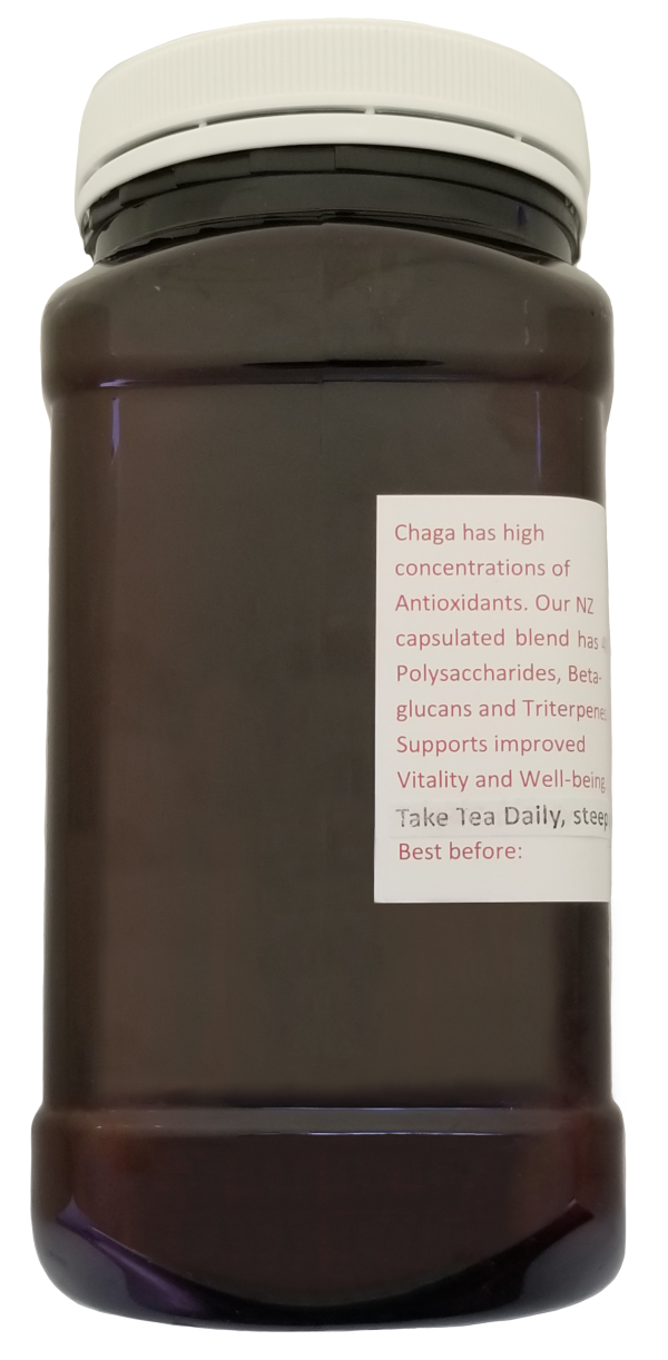 Chaga Tea blended with Black Tea and Vanilla Pod 30 Tea Bags - Image 2