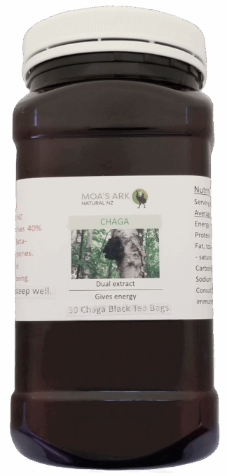 Chaga Tea blended with Black Tea and Vanilla Pod 30 Tea Bags