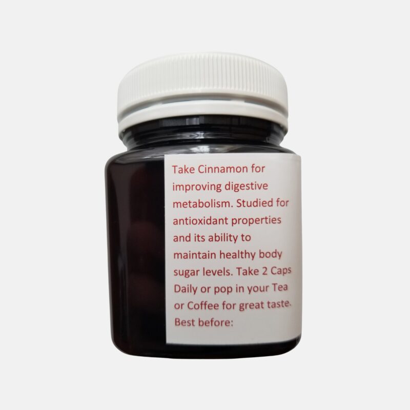 Ceylon Cinnamon Capsules with Olive Leaf Blend Option 3 Premium Ceylon cinnamon capsules - digestive and metabolic support supplement