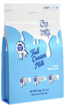 Full Cream Milk Powder – Rich & Creamy Resealable 1kg Makes 8 Litres of Milk