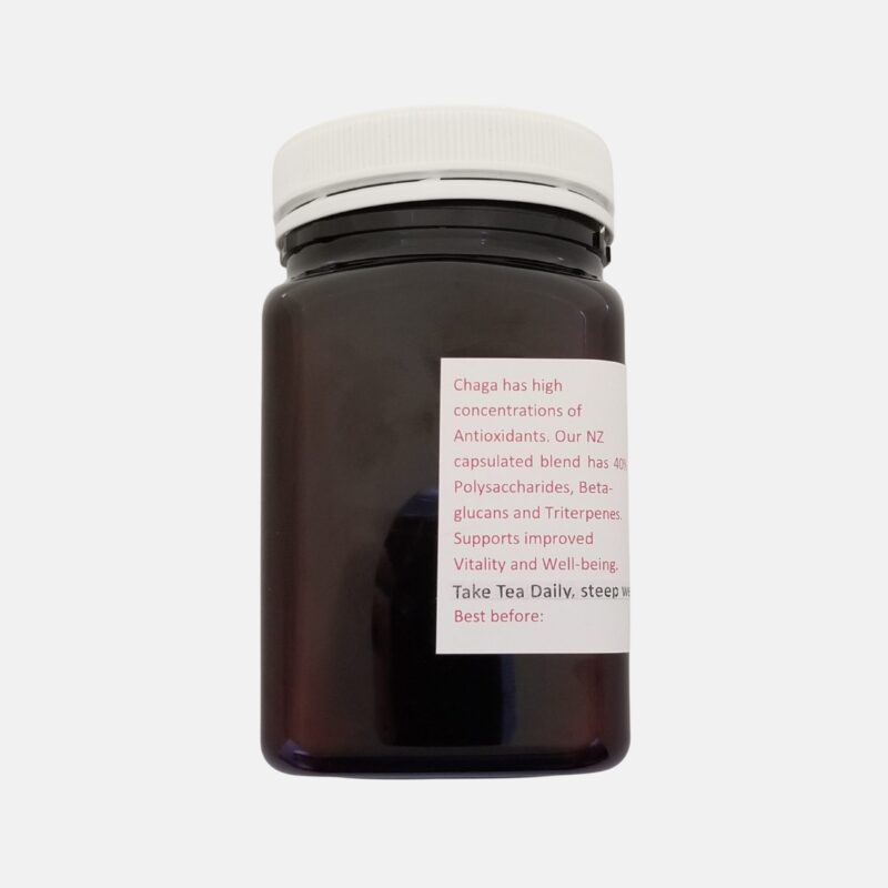 Chaga Tea Blend 3 Chaga tea bags with black tea and vanilla - immune-supporting herbal blend
