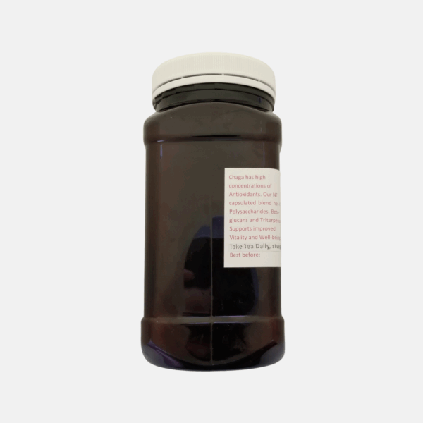 Chaga tea bags with black tea and vanilla - immune-supporting herbal blend