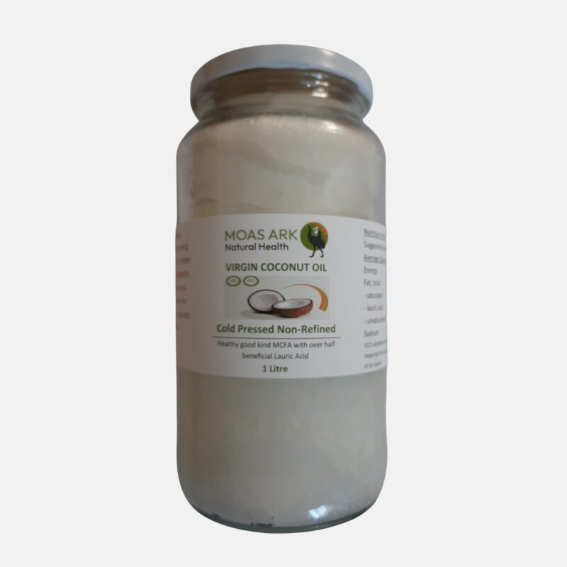 Organic Virgin Coconut Oil 3 Coconut Oil 1L Front Label